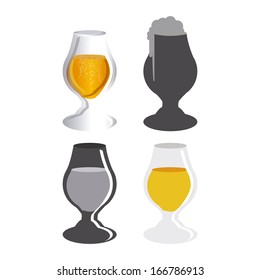 beers design over white background vector illustration  