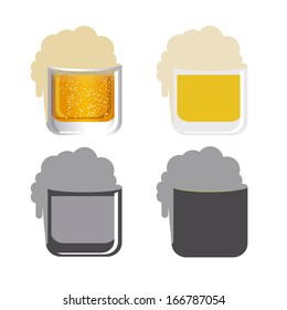 beers design over white background vector illustration 