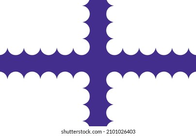 Beersel municipality (Flemish Brabant, Flemish Community ,Belgium)  flag vector icon