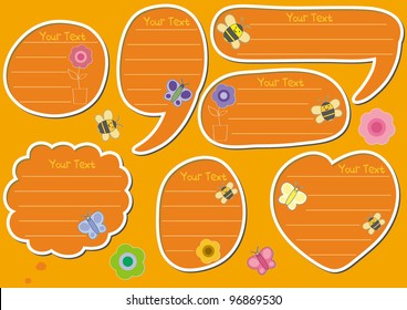 Bees and butterflies dialog box