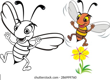 bees  cartoon