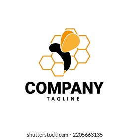 Bees And Hives Logo Design