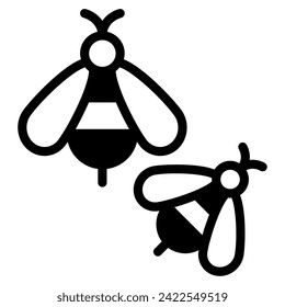 Bees Icon Spring, for uiux, web, app, infographic, etc