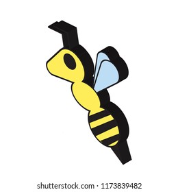 Bees isometric left top view 3D icon