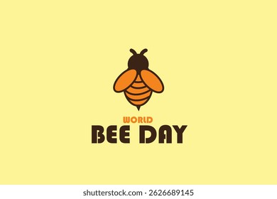 Bees and pollination vector for World Bee Day. Best for Beekeeping, Pollination, Environmental Awareness Design, eco-friendly design, nature education, sustainability campaign, organic product package