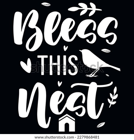 Bees this nest typographic tshirt design