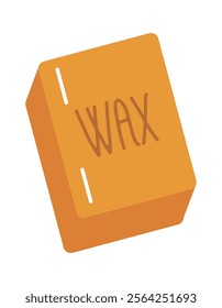 Bees wax in pack vector illustration