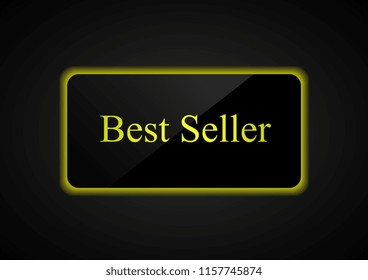 beest seller - banner black shine