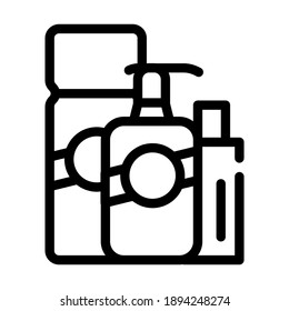 beeswax disks line icon vector. beeswax disks sign. isolated contour symbol black illustration