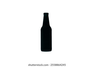 Beet bottle silhouette vector art