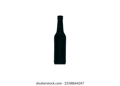 Beet bottle silhouette vector art