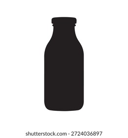 Beet garrafa silhueta vetor ilustração sobre fundo branco