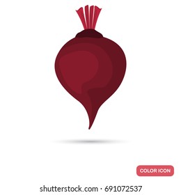 Beet color icon for web and mobile design