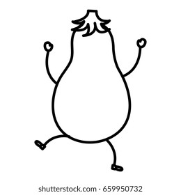 beet fresh vegetable kawaii character