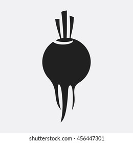 Beet icon illustration isolated vector sign symbol