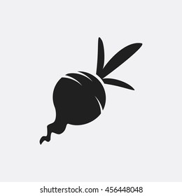 Beet Icon Illustration Isolated Vector Sign Symbol