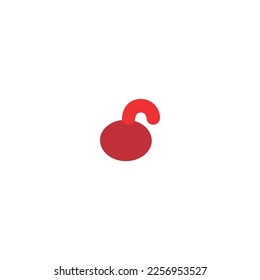Beet icon. Simple style vegetable restaurant poster background symbol. Beet brand logo design element. Beet t-shirt printing. Vector for sticker.