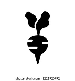 Beet icon. Trendy Beet logo concept on white background from Fruits and vegetables collection. Suitable for use on web apps, mobile apps and print media.