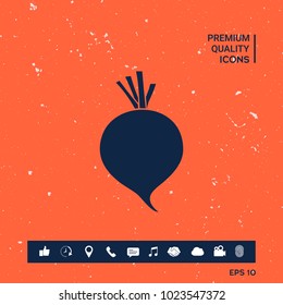 Beet root icon