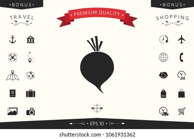 Beet root icon