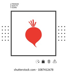 Beet root icon