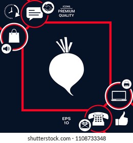 Beet root icon