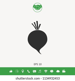 Beet root icon