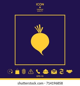 Beet root icon