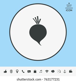 Beet root icon