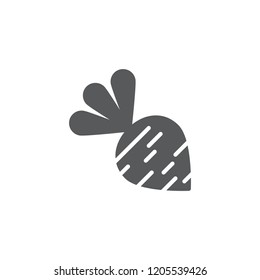 Beet Thanksgiving flat icon.Icons for web and mobile design.