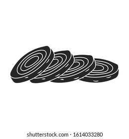 Beet vector icon.Black vector icon isolated on white background beet .