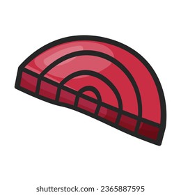 Beet vector icon.Color vector icon isolated on white background beet .