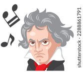 Beethoven, a famous world-famous character