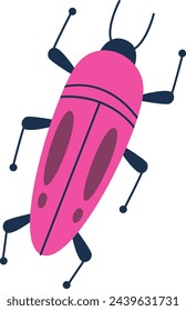 Beetle Cartoon Insect Vector Illustration