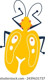 Beetle Cartoon Insect Vector Illustration