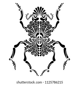 Beetle decorative illustration