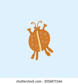 beetle decorative image isolated element cheerful doodle