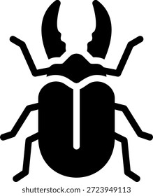 ícone de escaravelho ícone ilustração vetor