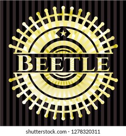 Beetle gold emblem or badge