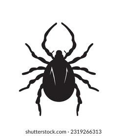 beetle icon in black color svg