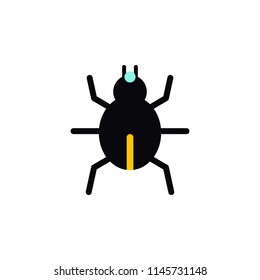 beetle icon. Element of cyber security icon for mobile concept and web apps. Colored beetle icon can be used for web and mobile