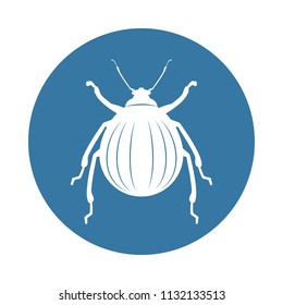 beetle icon. Element of insect icons for mobile concept and web apps. Badge style beetle icon can be used for web and mobile apps