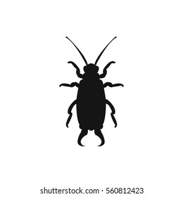 beetle icon illustration isolated vector sign symbol