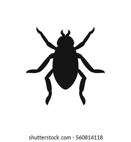 beetle icon illustration isolated vector sign symbol