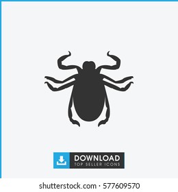 beetle icon illustration isolated vector sign symbol