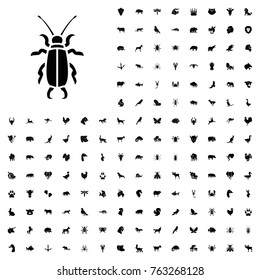 Beetle icon illustration isolated vector sign symbol. animals icon set for web and mobile.