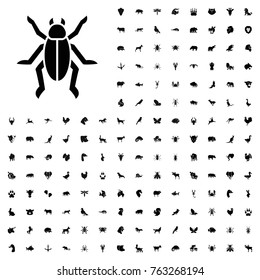 Beetle icon illustration isolated vector sign symbol. animals icon set for web and mobile.