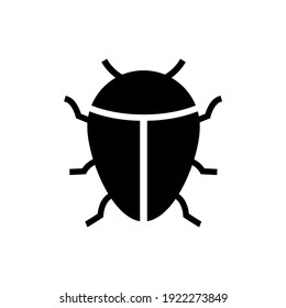 Beetle icon, logo isolated on white background