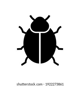 Beetle icon, logo isolated on white background