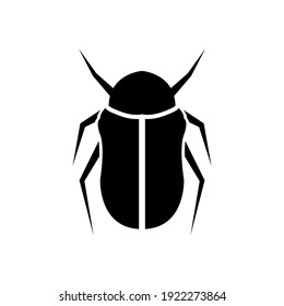 Beetle icon, logo isolated on white background